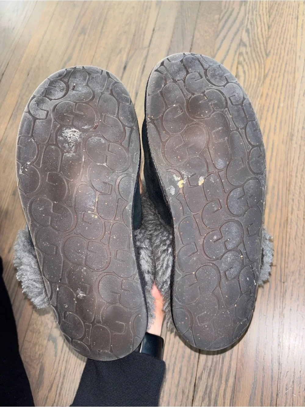 UGG Women's Black Scuffette II Slippers - Picture 7 of 8